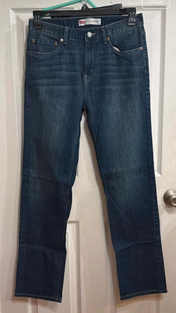 Levi's 514 Straight Jeans 30x30 Blue Denim